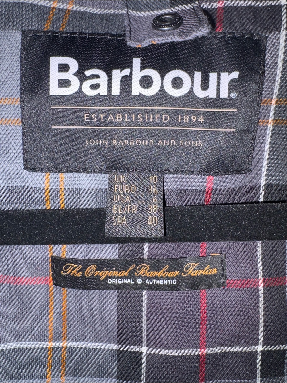 NWOT Barbour Beadnell waxed cotton jacket UK 10/US 6 - Picture 5 of 10